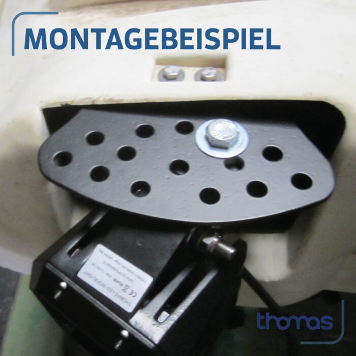 Adapterplatte Fendt (weißes Dach) mit Halter f. niedriege Bauhöhe – Bild 2